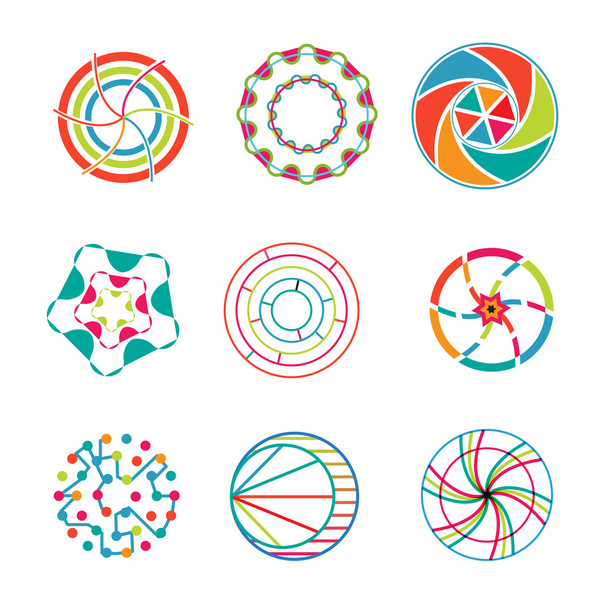 Abstract icons - Vettoriali, immagini