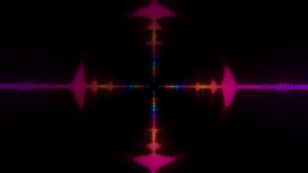 Espectro de audio digital Ecualizador gráfico Fondo Loop / 4k animación de un fondo abstracto con ecualizador gráfico de ruido para bucles vj
 - Imágenes, Vídeo