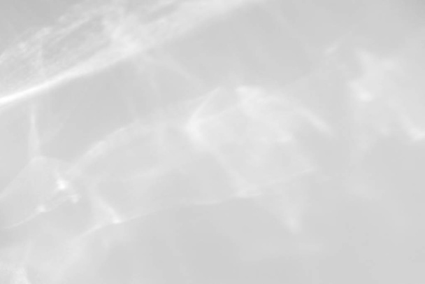 Sombra de gota orgánica en una pared blanca - Foto, Imagen