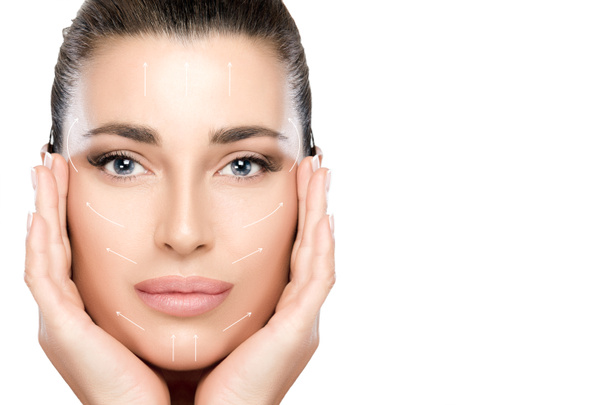 Beauty Face Spa Woman. Surgery and Anti Aging Concept. - Fotoğraf, Görsel