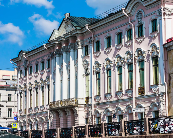 The Stroganov Palace, a Late Baroque palace at the intersection  - Photo, Image