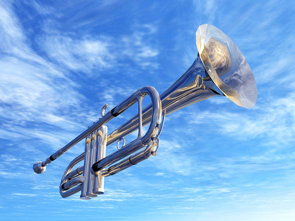 Trumpetti New Orleansissa
 - Valokuva, kuva