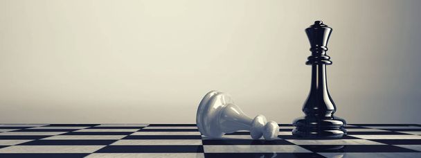 kavramsal parça satranç - Fotoğraf, Görsel