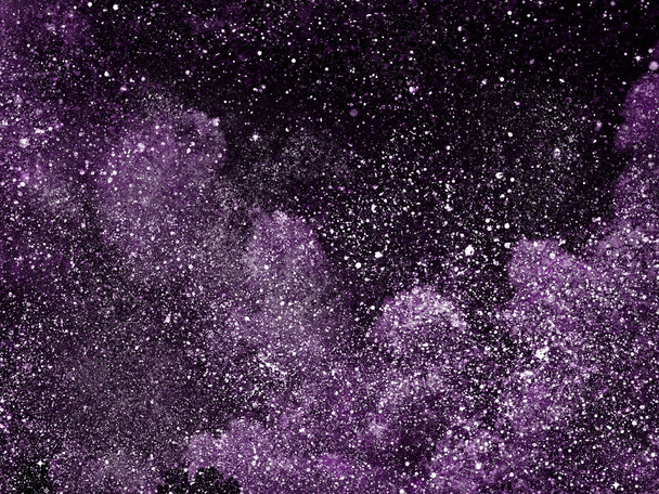 Noční obloha s hvězdami jako pozadí - Fotografie, Obrázek