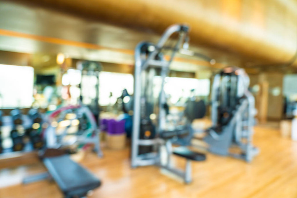 Abstract Blur fitnessapparatuur in Gym interieur kamer - Foto, afbeelding