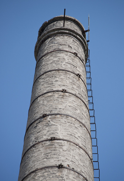 古い煙突をメイン - 写真・画像