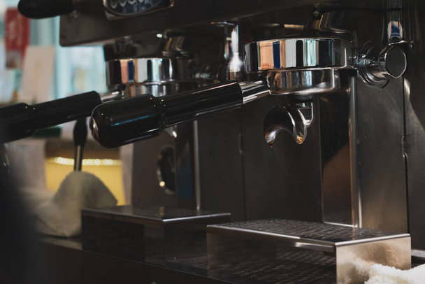 máquina de café no café - Foto, Imagem