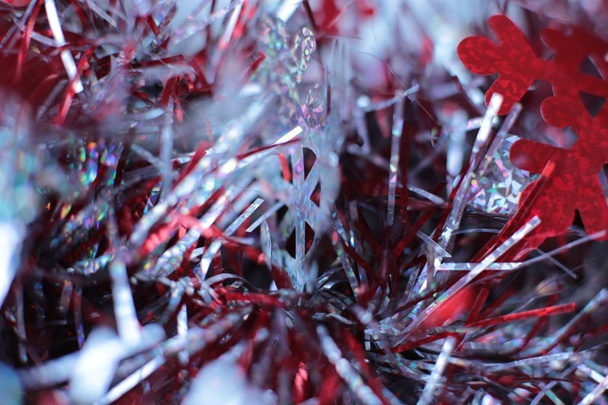 Magiczne kolory świątecznej atmosfery lśniące w przestrzeni - Zdjęcie, obraz