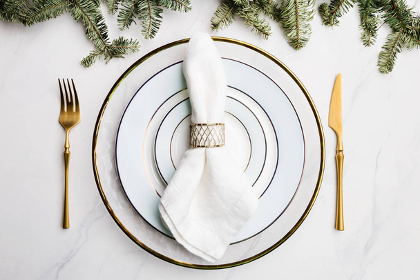 Holiday serving plate for Christmas eve - Foto, imagen