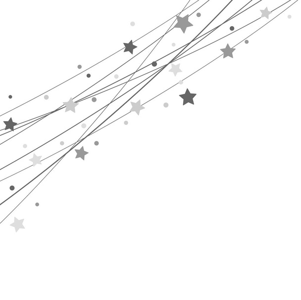 Sterne auf Streicher Hintergrund für Weihnachten - Vektor, Bild