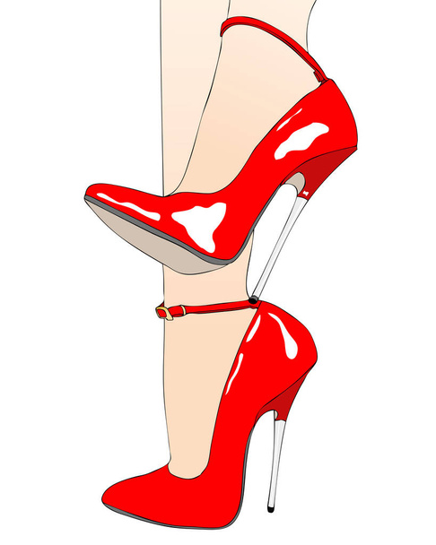 Les belles jambes d'une femme avec des chaussures à talons aiguilles
 - Photo, image