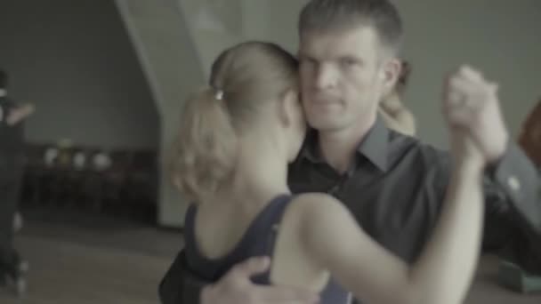 People dancers dance tango. Kyiv. Ukraine - Filmati, video