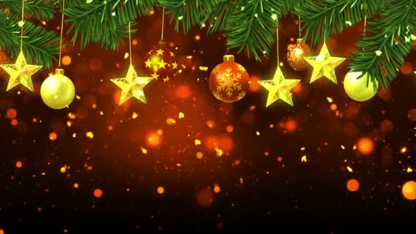 Christmas Background Red - Footage, Video