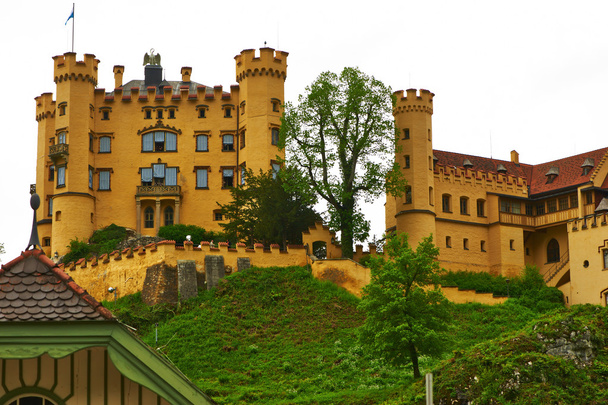 het kasteel van hohenschwangau in Duitsland - Foto, afbeelding