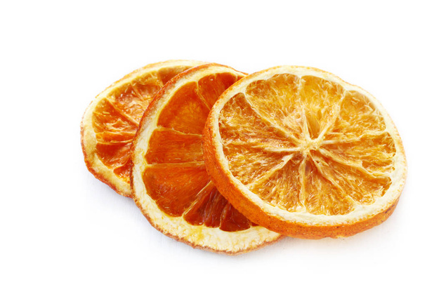 красивий сушений апельсин ізольований на білому тлі
 - Фото, зображення