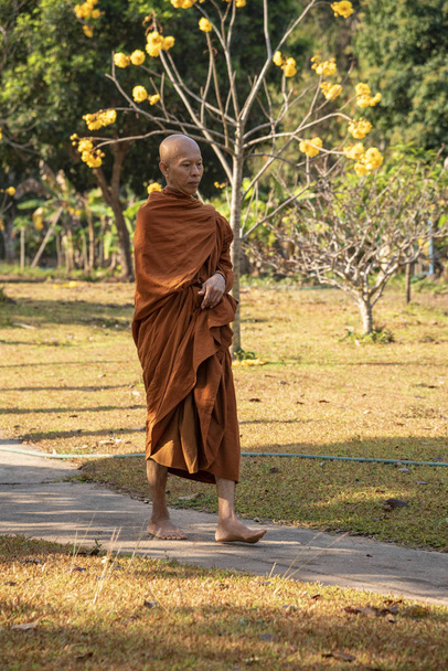 Vipassana in Thailand. Pai city district. April 12, 2019 - Foto, Imagem