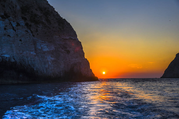 západ slunce na moři - Fotografie, Obrázek