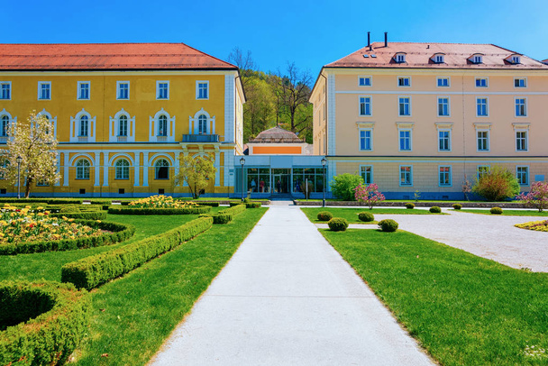 Ogród i park w budynku hotelu Rogaska Slatina - Zdjęcie, obraz