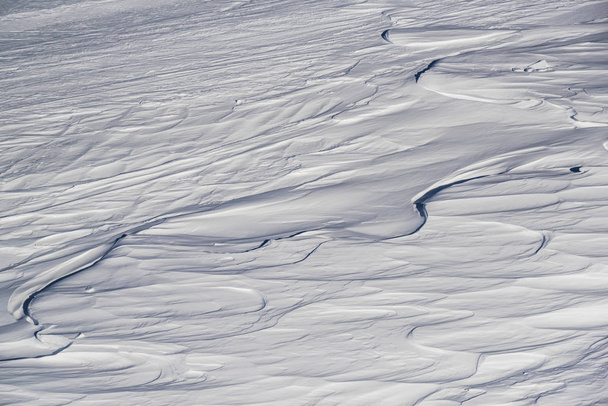 snow covered ice, natural background - Foto, Imagem
