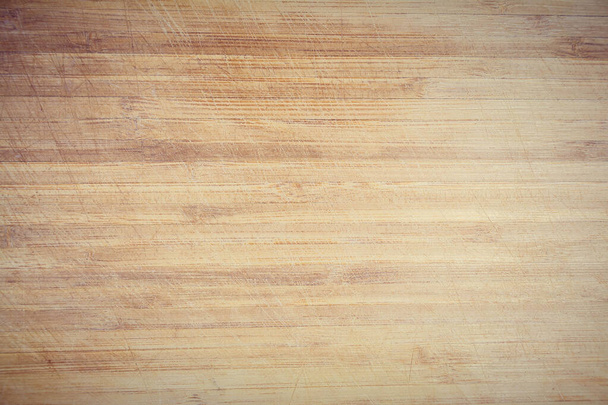 Texture chopping wooden board with traces of a knife. Background. - Foto, Imagem
