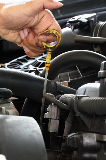 Controllo meccanico dell'olio nel motore
 - Foto, immagini