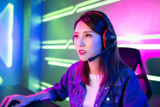 Young Asian cyber sport gamer - Photo, image