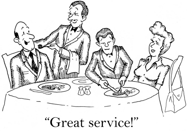 "goede service!" - Foto, afbeelding
