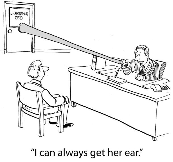 'I can always get her ear.' - Photo, Image