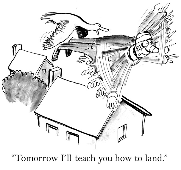 "Tomorrow I will teach you how to land." - Fotó, kép