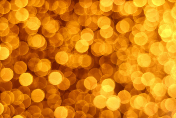 Fondo abstracto de luces iluminadas de oro Bokeh
 - Foto, Imagen
