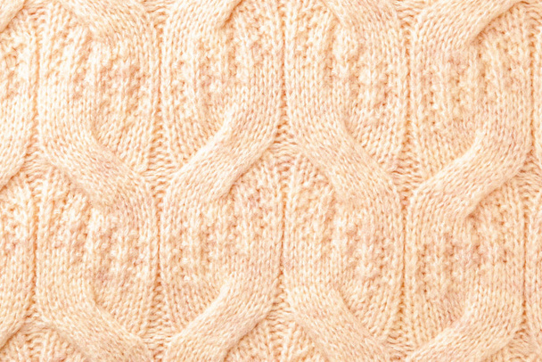 Texture of knitted fabric as background - Valokuva, kuva