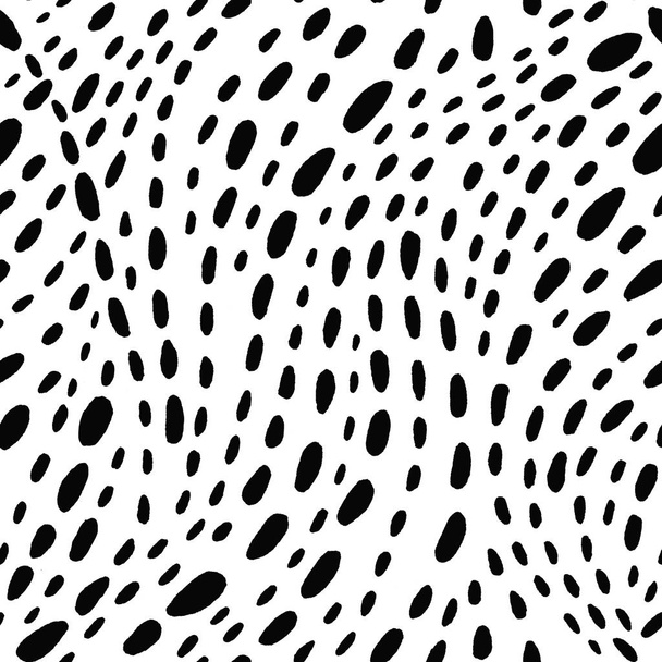 Naadloos patroon met abstracte eenvoudige elementen op een witte achtergrond. Handgetekende doodle illustratie met lijnen. Design sjabloon, stof, behang, omslag, verpakking, wikkel. - Foto, afbeelding
