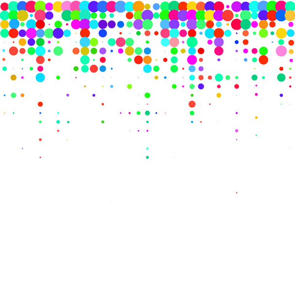 барвисті конфетті на білому тлі
       - Вектор, зображення