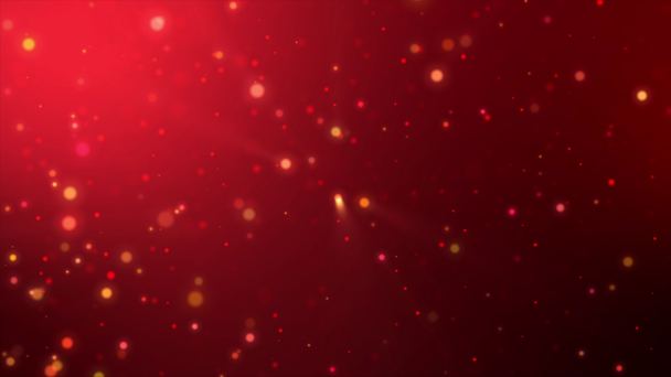 Abstract background blurred and defocus dot particle with lighting effect, dark and grain processed - Footage, Video