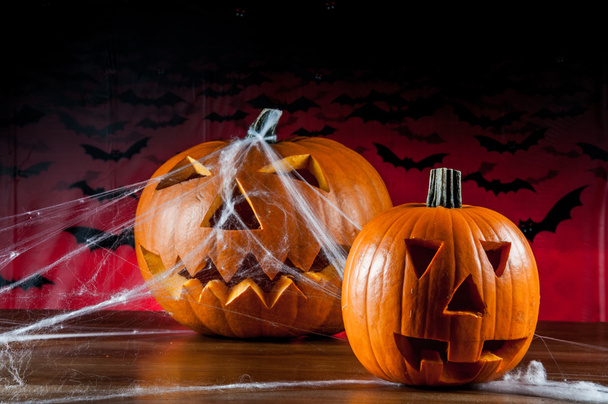 Tema Halloween di zucche
 - Foto, immagini