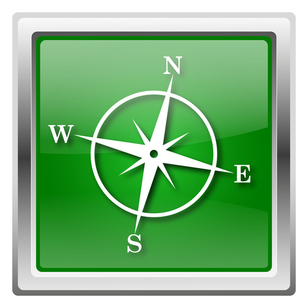 Kompas-icoon - Foto, afbeelding