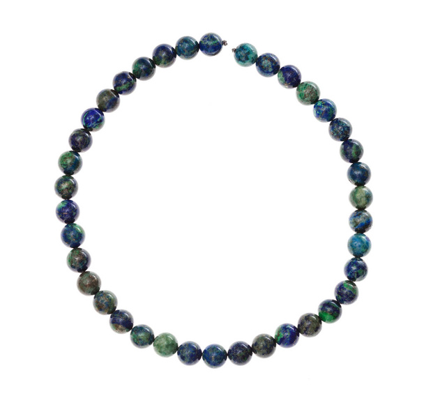 string of beads from natural azurite gemstone - Foto, Bild