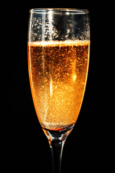 One glass of champagne. - Фото, зображення