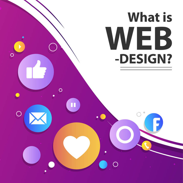 template web banner modern design gradient stylish social media - Vektor, kép
