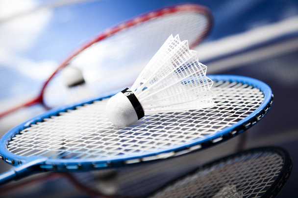 badmintonový míček badminton - Fotografie, Obrázek