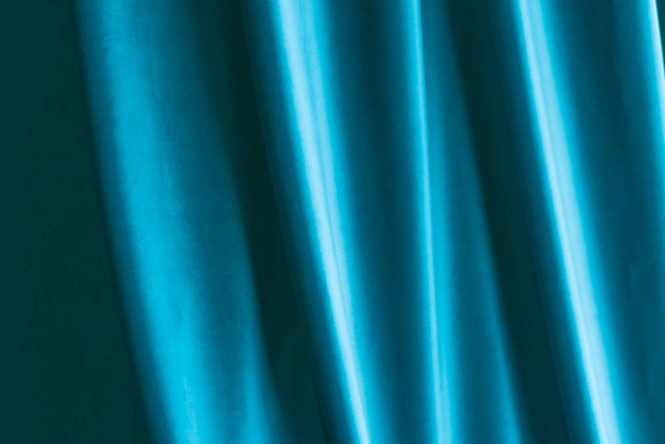 Абстрактний синій тканинний фон, оксамитовий текстильний матеріал для тканин
 - Фото, зображення