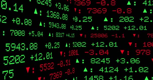 Dispaly of Stock Exchange Showcase 2D animaatio, NYSE. Maailmanmarkkinat
 - Materiaali, video
