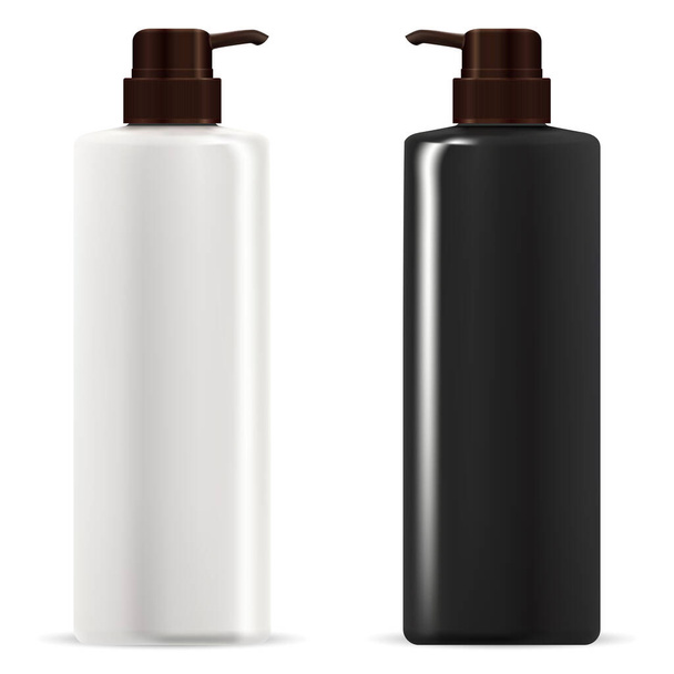 Cosmetic Pump Dispenser Bottle. Container Mockup. - Vector, Image