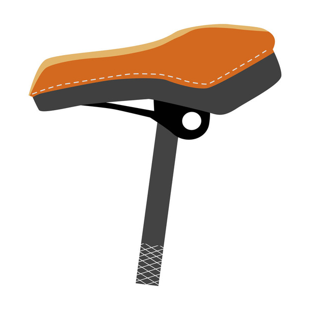 Vetor, ilustração colorida do assento da bicicleta
 - Vetor, Imagem