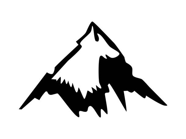 山のベクトルシルエット - ベクター画像