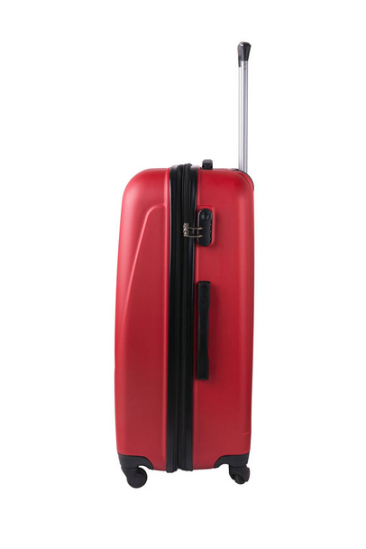 red suitcase isolated  - Foto, Imagen