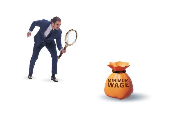 Pojetí minimální mzdy s podnikatelem - Fotografie, Obrázek