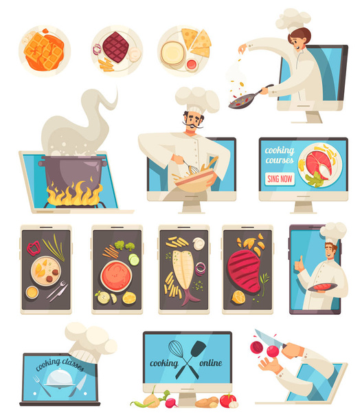 Кулинарный школьный набор
  - Вектор,изображение