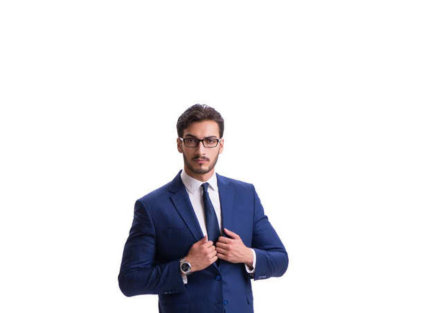 Young businessman isolated on white background - Photo, Image