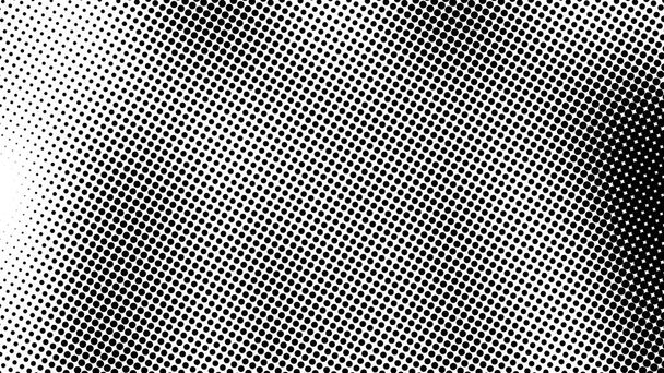 Mezza tonalità di molti punti, sfondo astratto generato dal computer, sfondo di rendering 3D con effetto illusione ottica - Foto, immagini